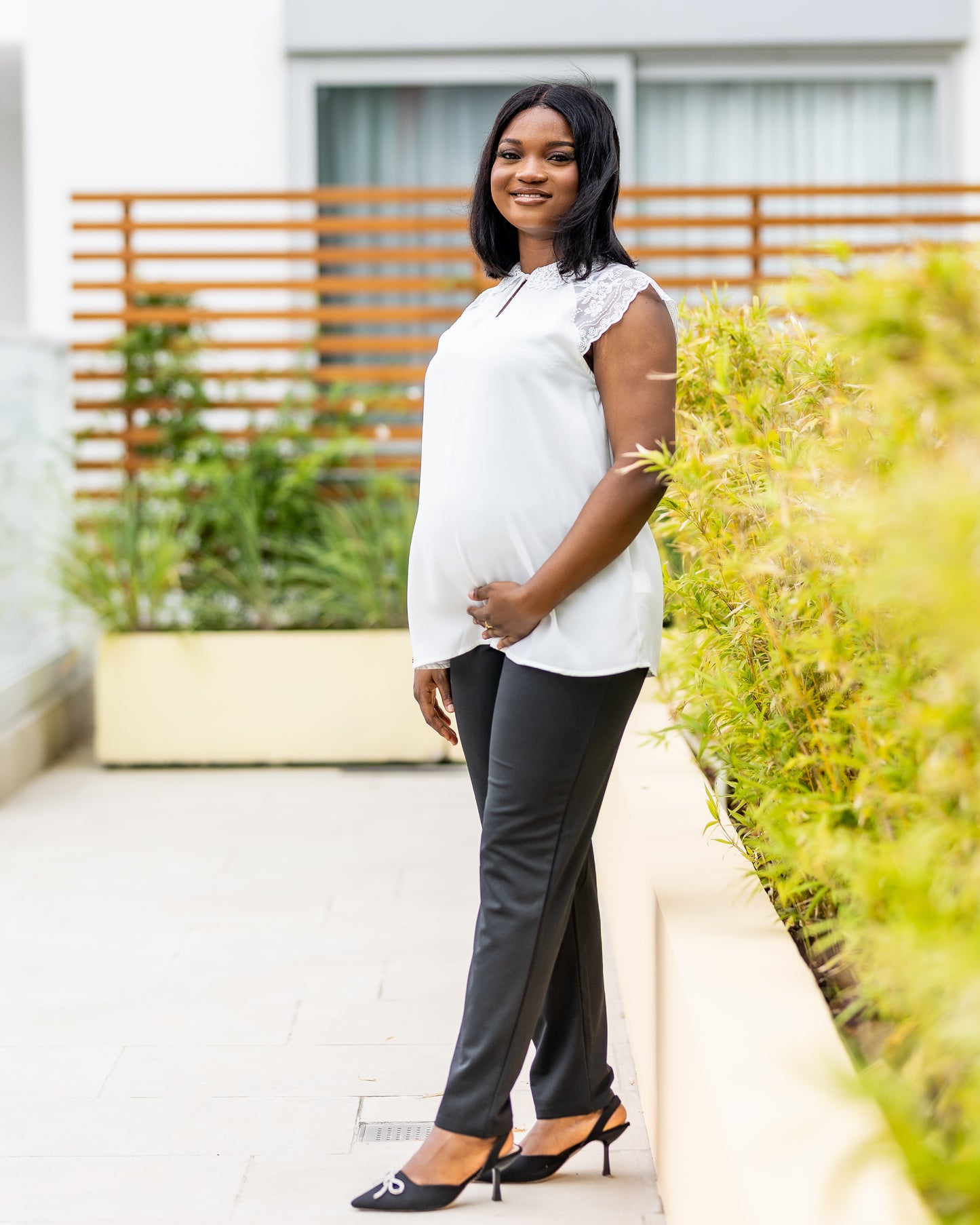 Maternity Overbump Trousers With Pockets