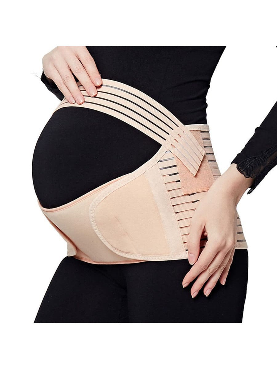 2-in-1 Pregnancy Support Belt Beige