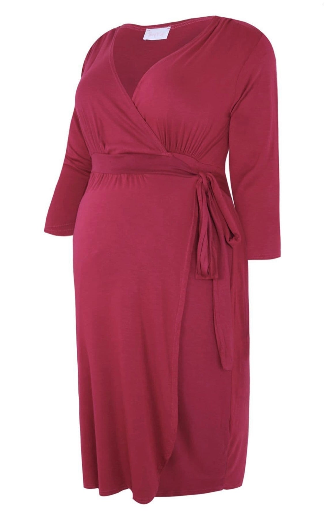 Plus Wrap Maternity/Nursing Dress