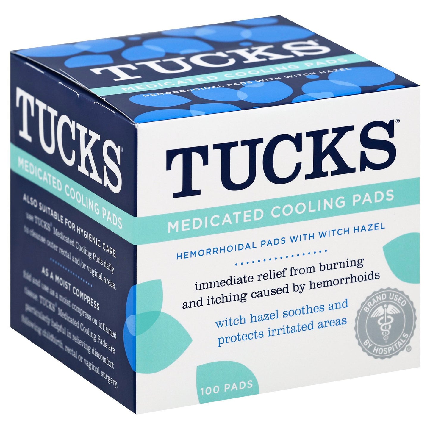 Tucks Medicated Cooling Pads 100ct