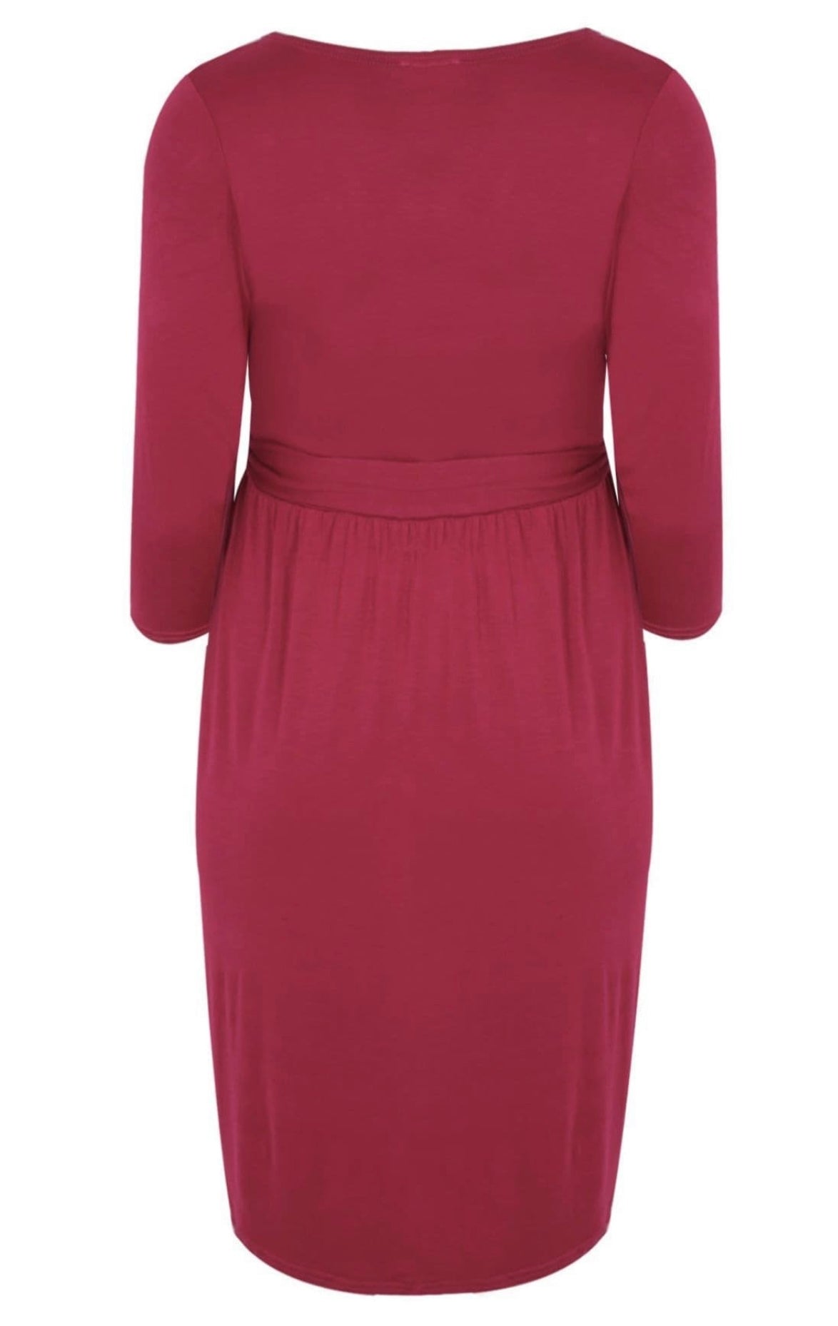 Plus Wrap Maternity/Nursing Dress