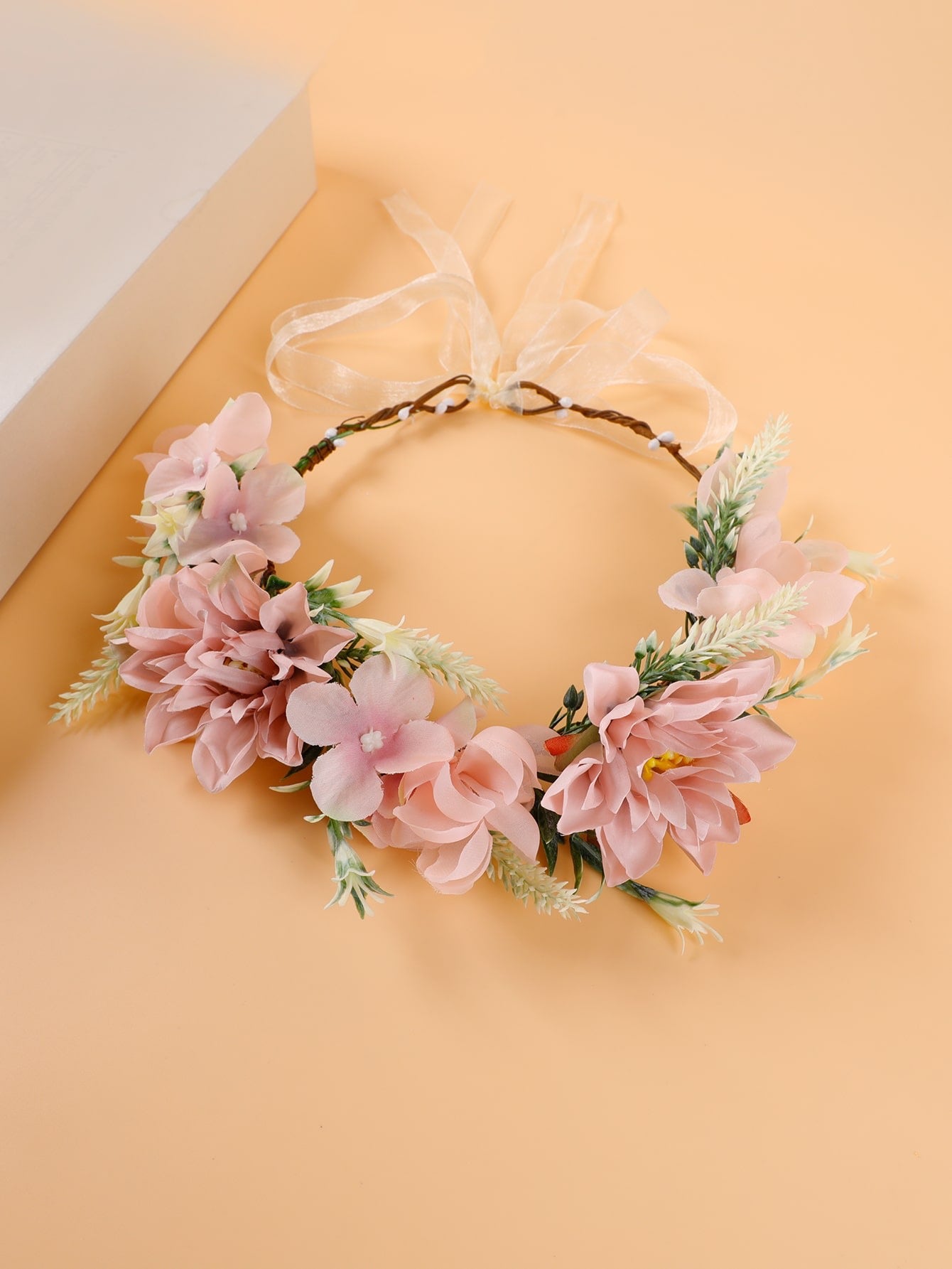 Flower Hair Band Pink