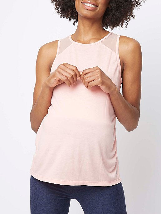 Mesh Back Maternity Sports Vest Top