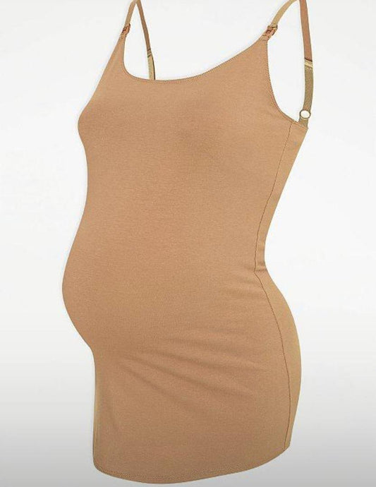 Brown Breastfeeding Tank Top